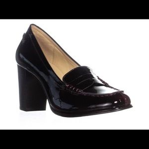 Michael Kors Black Patent Leather Loafers